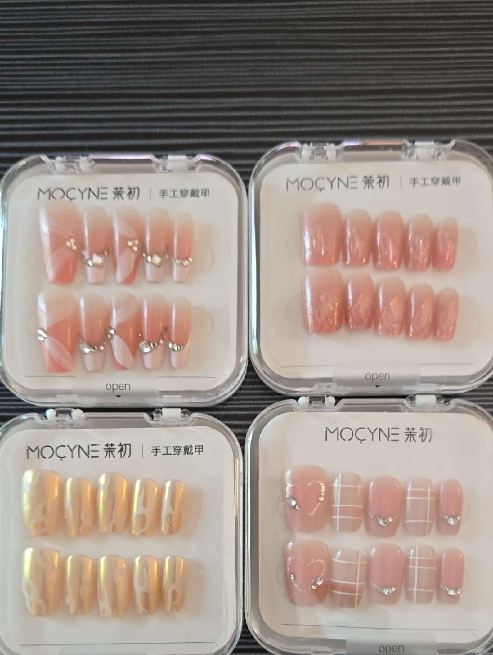 MOCYNE Pink Press-On Nail Sets - 4 Styles #3